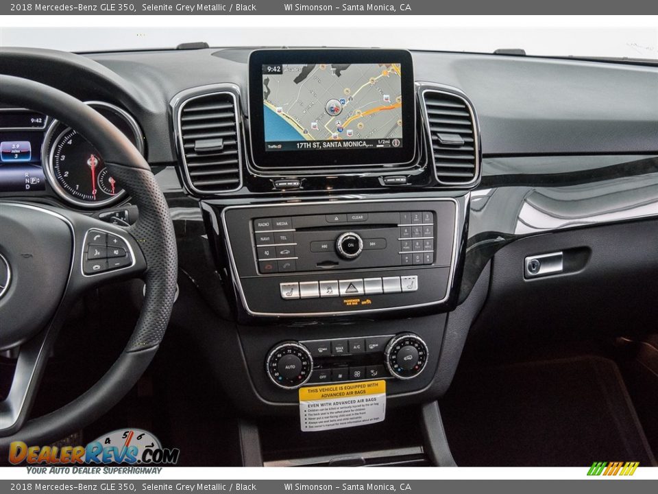 2018 Mercedes-Benz GLE 350 Selenite Grey Metallic / Black Photo #6