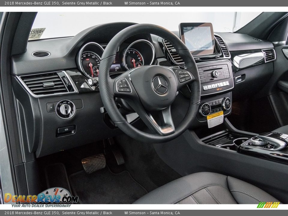 2018 Mercedes-Benz GLE 350 Selenite Grey Metallic / Black Photo #7