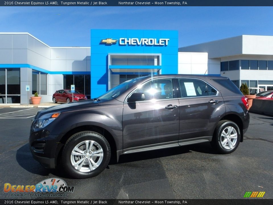 2016 Chevrolet Equinox LS AWD Tungsten Metallic / Jet Black Photo #1