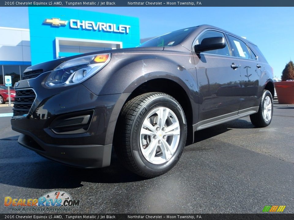 2016 Chevrolet Equinox LS AWD Tungsten Metallic / Jet Black Photo #2