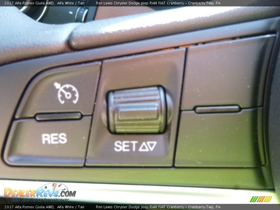 2017 Alfa Romeo Giulia AWD Alfa White / Tan Photo #30
