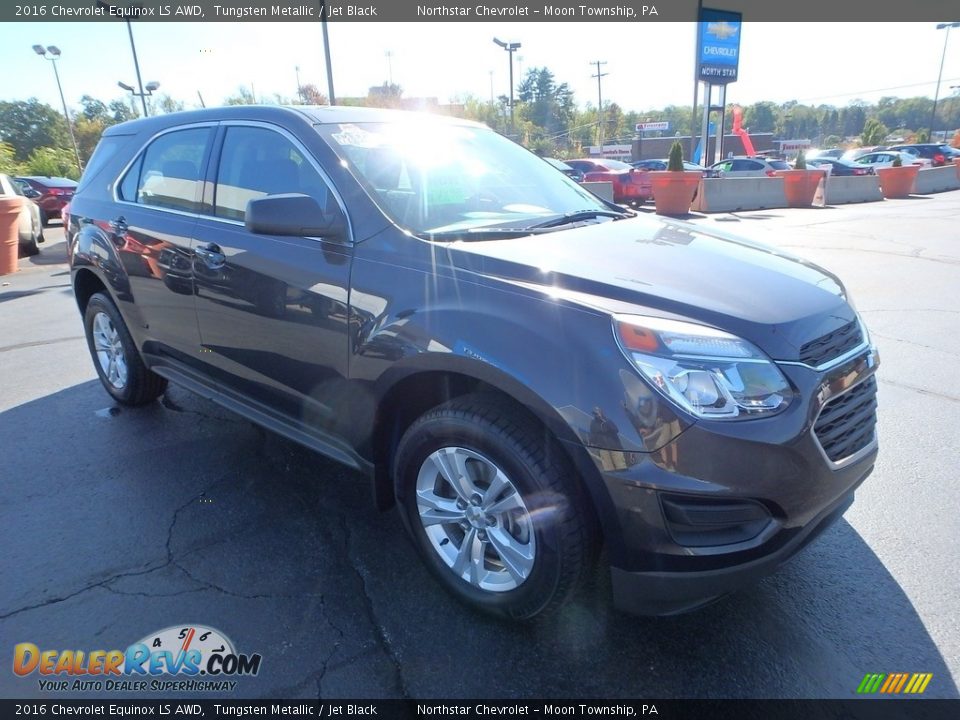 2016 Chevrolet Equinox LS AWD Tungsten Metallic / Jet Black Photo #11