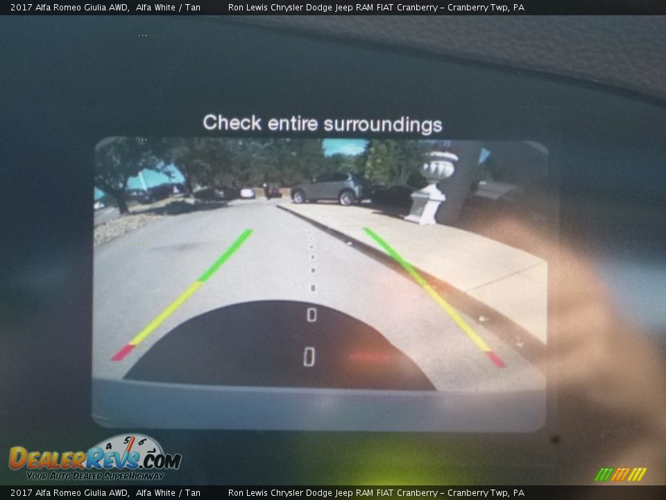 2017 Alfa Romeo Giulia AWD Alfa White / Tan Photo #33
