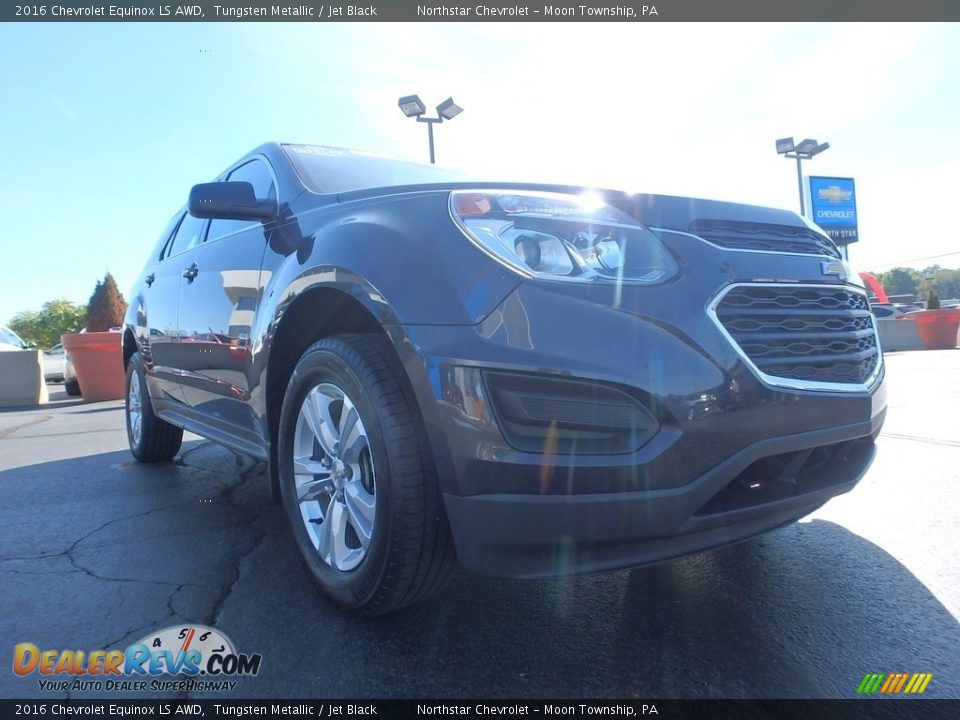 2016 Chevrolet Equinox LS AWD Tungsten Metallic / Jet Black Photo #12
