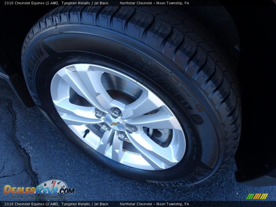 2016 Chevrolet Equinox LS AWD Tungsten Metallic / Jet Black Photo #14