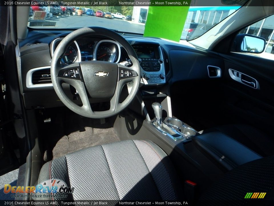 2016 Chevrolet Equinox LS AWD Tungsten Metallic / Jet Black Photo #22