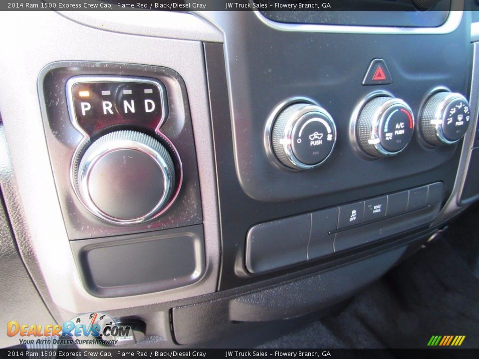 2014 Ram 1500 Express Crew Cab Flame Red / Black/Diesel Gray Photo #17