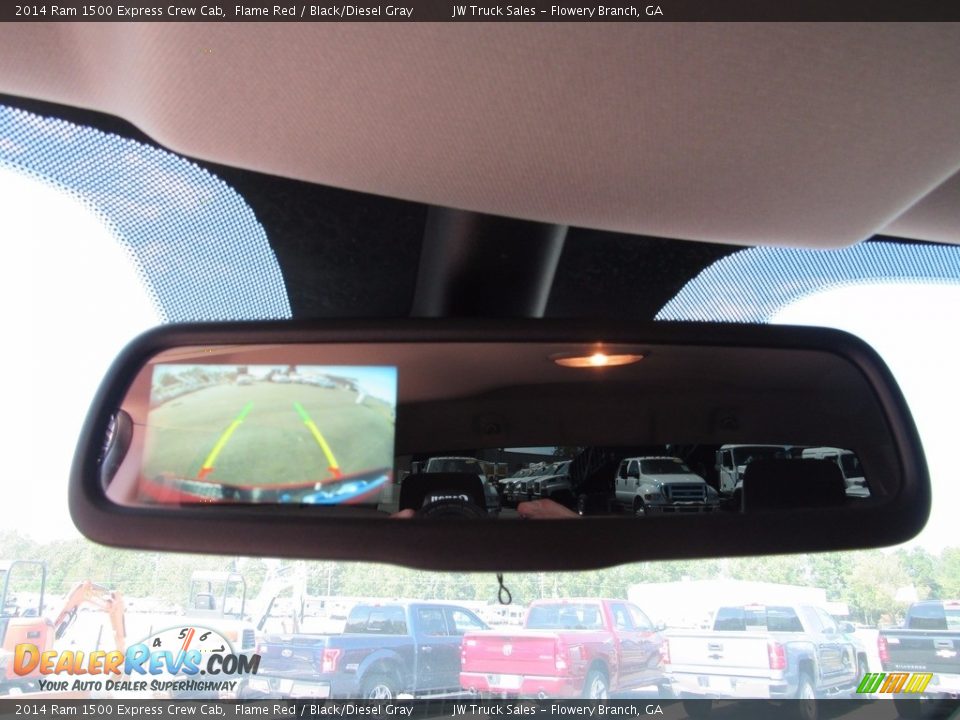 2014 Ram 1500 Express Crew Cab Flame Red / Black/Diesel Gray Photo #20