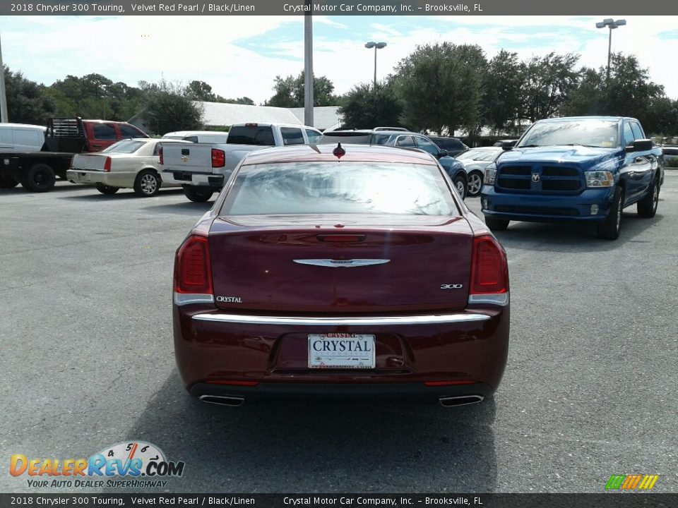 2018 Chrysler 300 Touring Velvet Red Pearl / Black/Linen Photo #3