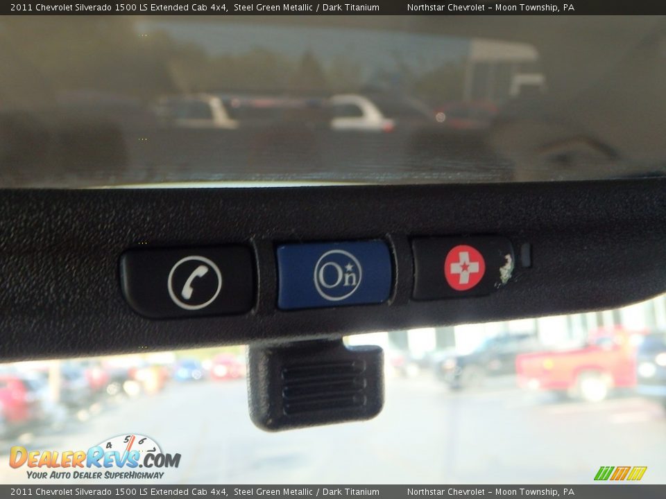 2011 Chevrolet Silverado 1500 LS Extended Cab 4x4 Steel Green Metallic / Dark Titanium Photo #30