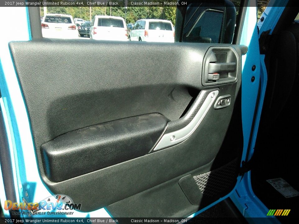 2017 Jeep Wrangler Unlimited Rubicon 4x4 Chief Blue / Black Photo #3
