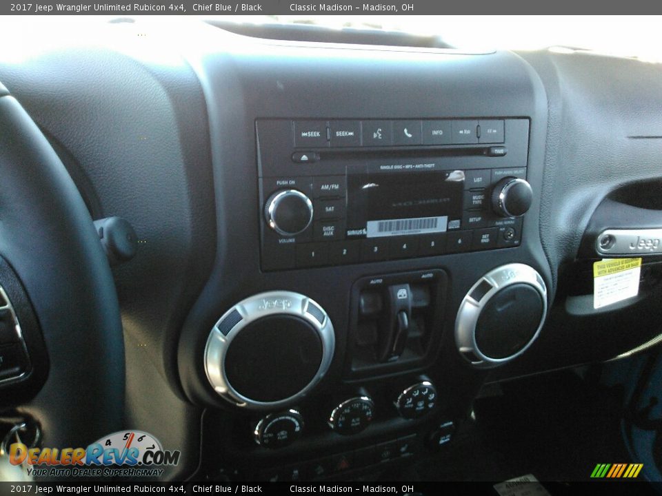 2017 Jeep Wrangler Unlimited Rubicon 4x4 Chief Blue / Black Photo #10