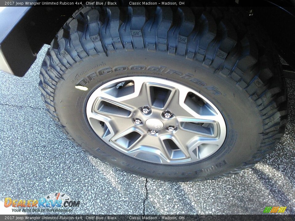 2017 Jeep Wrangler Unlimited Rubicon 4x4 Chief Blue / Black Photo #11