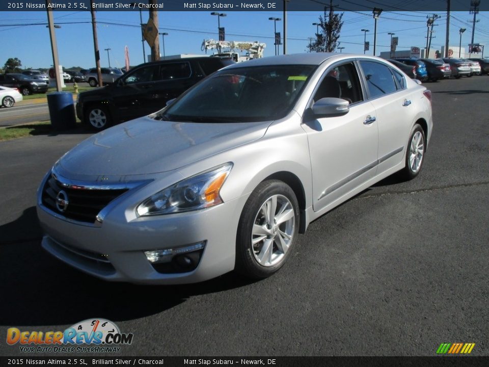 2015 Nissan Altima 2.5 SL Brilliant Silver / Charcoal Photo #2