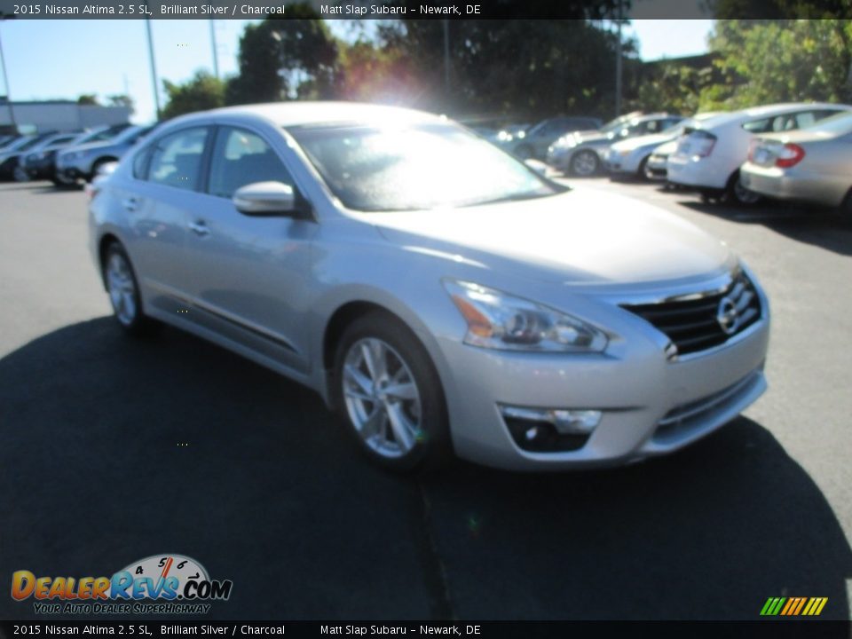 2015 Nissan Altima 2.5 SL Brilliant Silver / Charcoal Photo #4