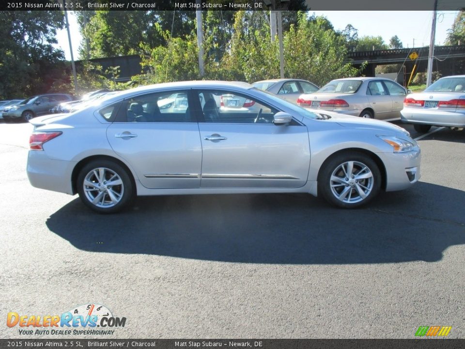 2015 Nissan Altima 2.5 SL Brilliant Silver / Charcoal Photo #5