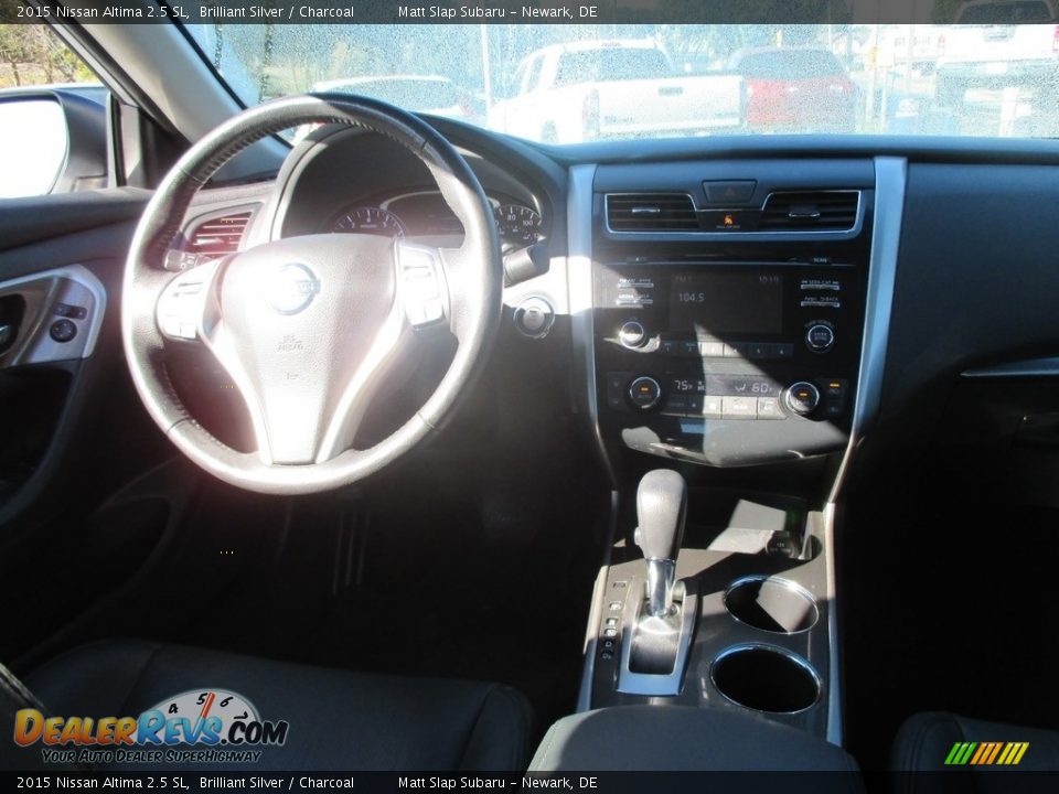 2015 Nissan Altima 2.5 SL Brilliant Silver / Charcoal Photo #10