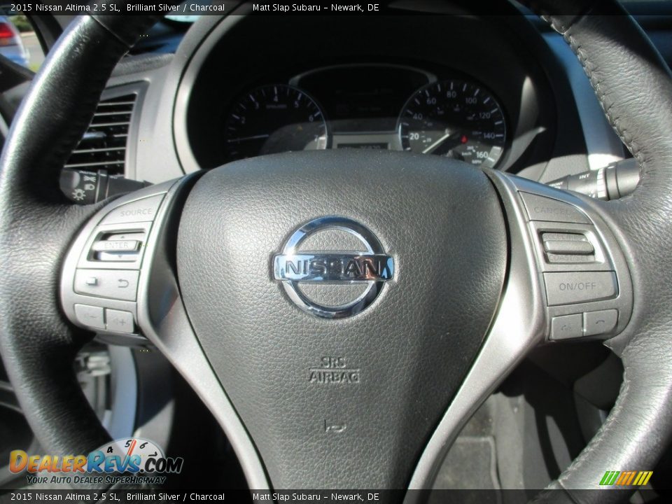 2015 Nissan Altima 2.5 SL Brilliant Silver / Charcoal Photo #11