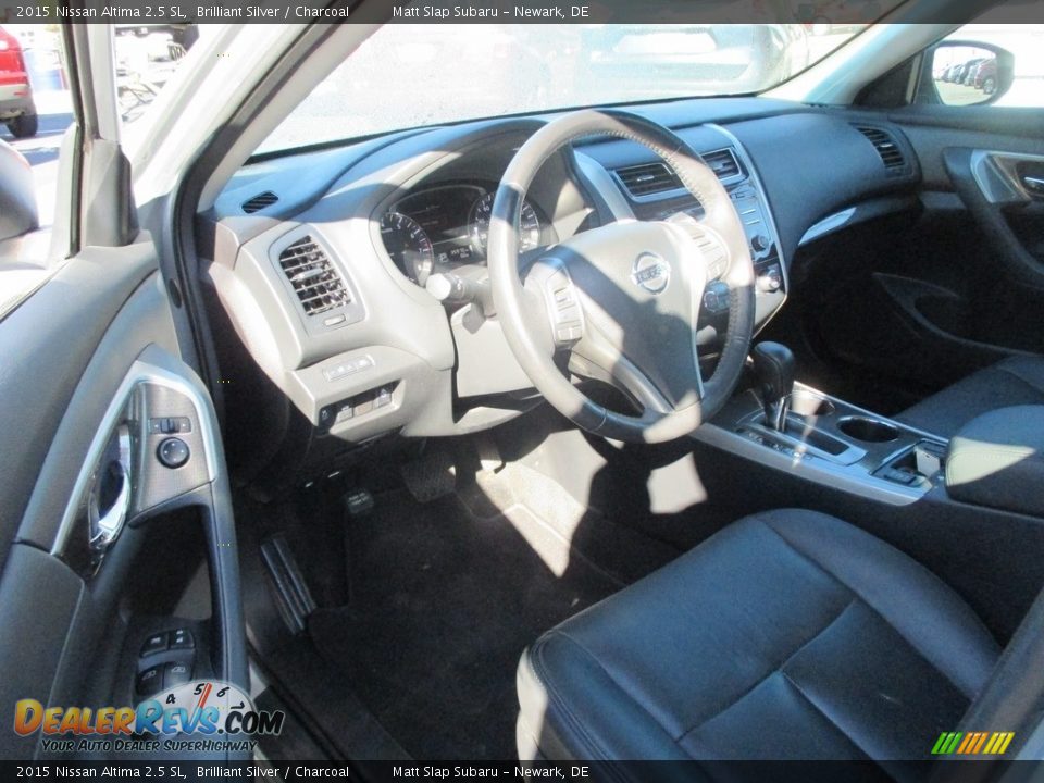 2015 Nissan Altima 2.5 SL Brilliant Silver / Charcoal Photo #12