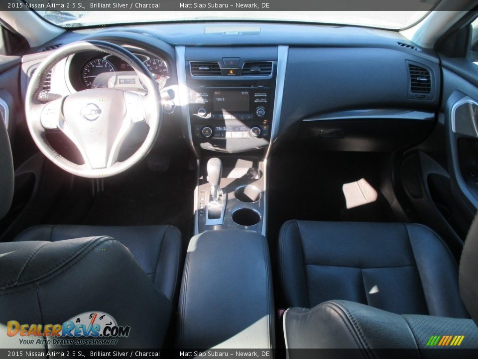 2015 Nissan Altima 2.5 SL Brilliant Silver / Charcoal Photo #24