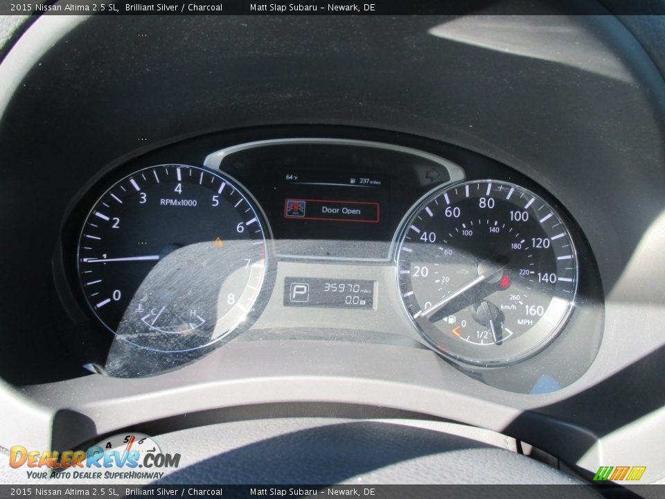 2015 Nissan Altima 2.5 SL Brilliant Silver / Charcoal Photo #27