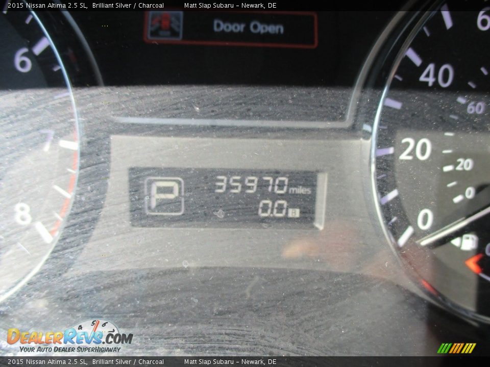 2015 Nissan Altima 2.5 SL Brilliant Silver / Charcoal Photo #28