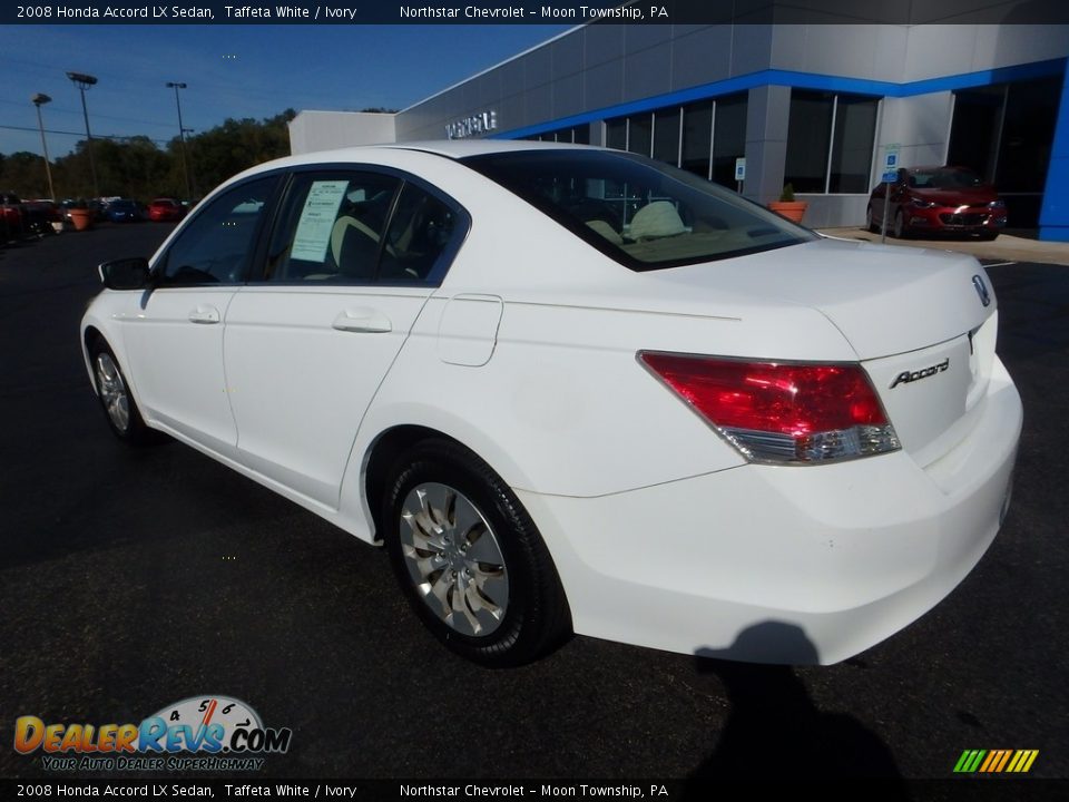 2008 Honda Accord LX Sedan Taffeta White / Ivory Photo #4