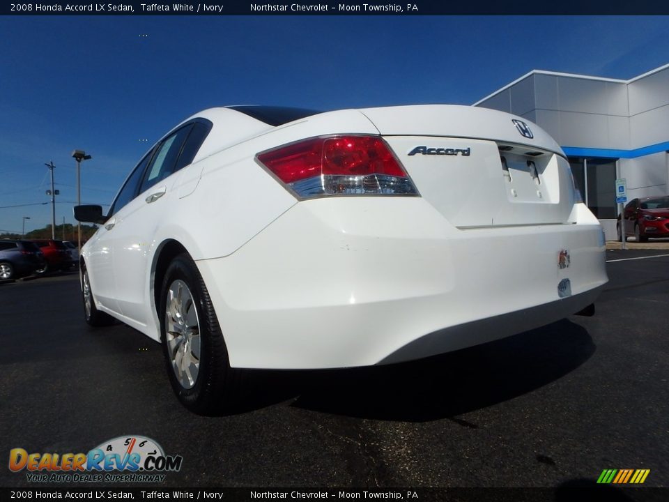 2008 Honda Accord LX Sedan Taffeta White / Ivory Photo #5