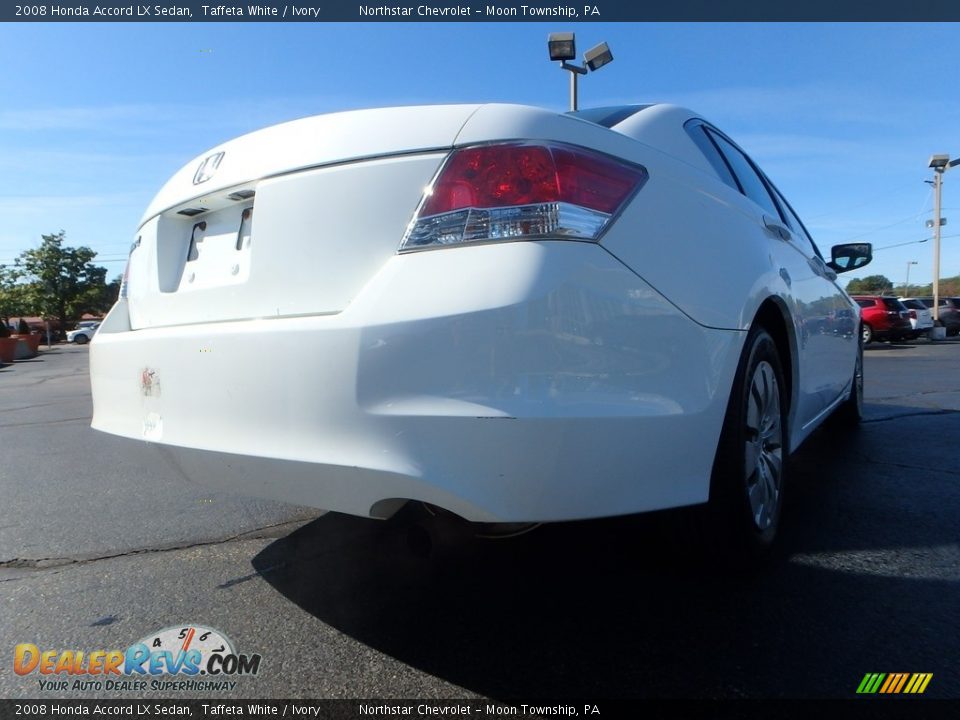 2008 Honda Accord LX Sedan Taffeta White / Ivory Photo #8