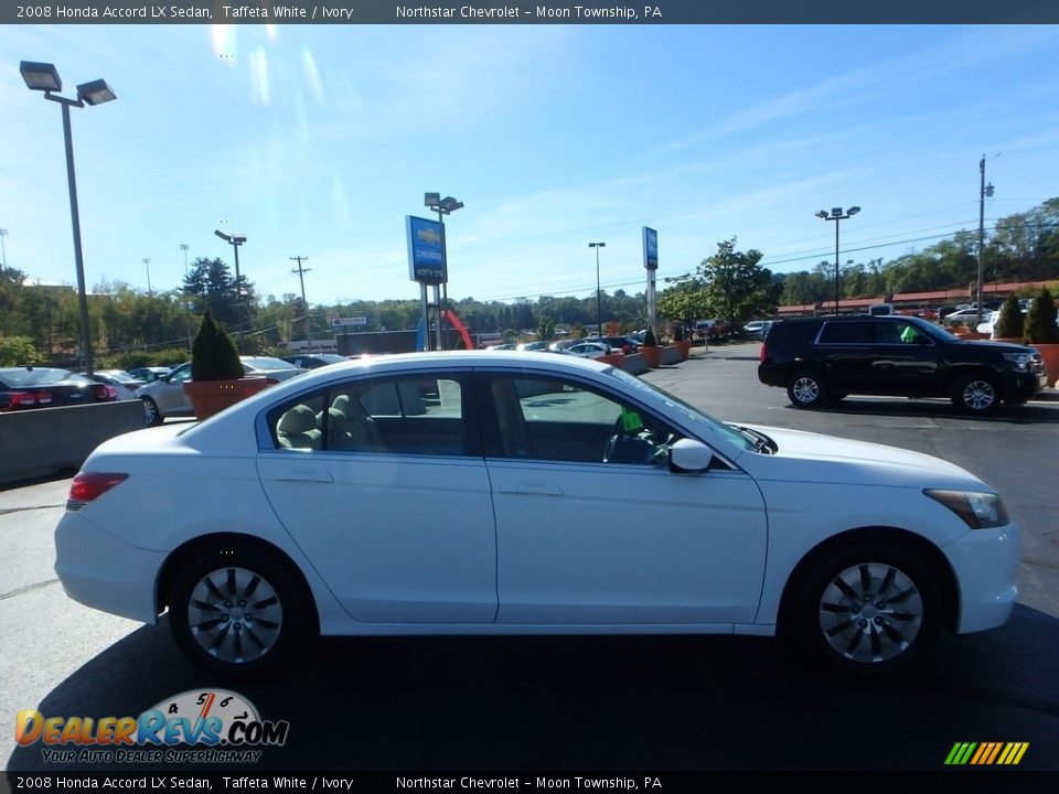 2008 Honda Accord LX Sedan Taffeta White / Ivory Photo #9
