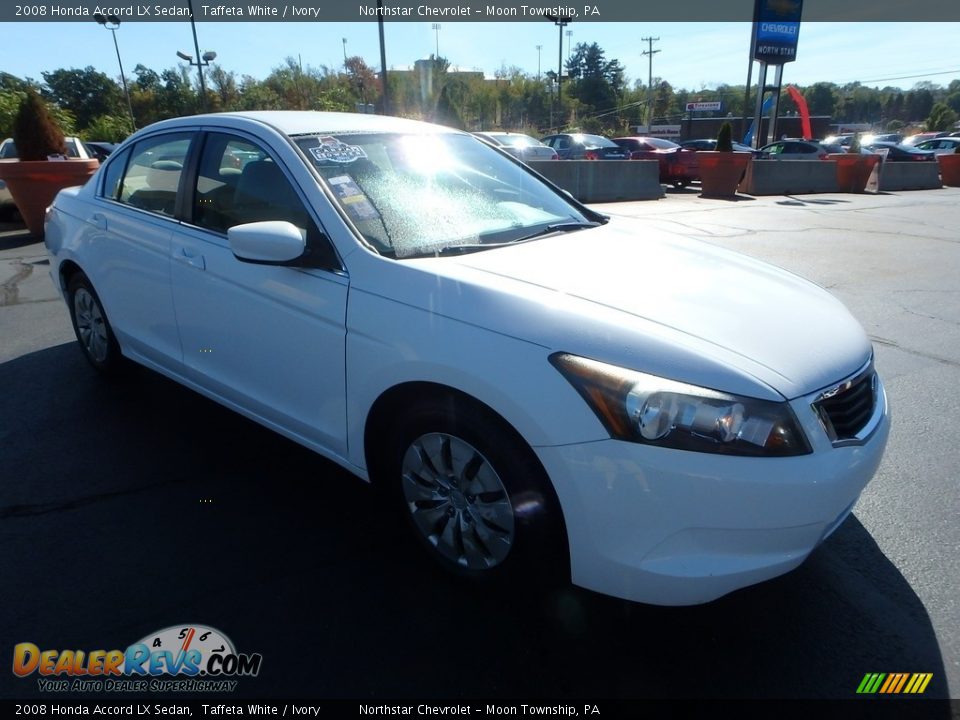 2008 Honda Accord LX Sedan Taffeta White / Ivory Photo #10
