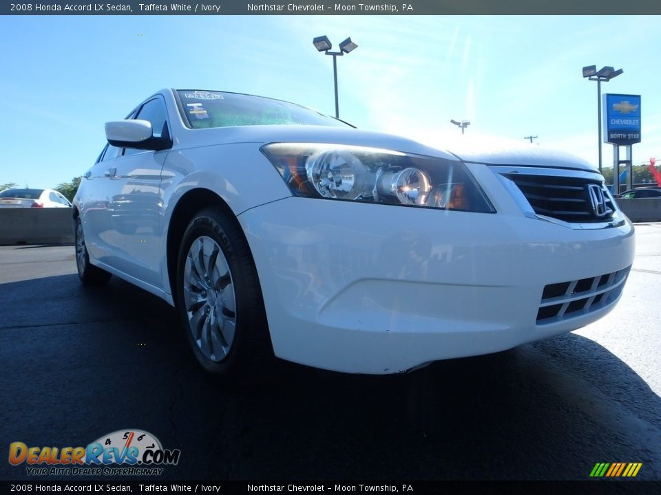 2008 Honda Accord LX Sedan Taffeta White / Ivory Photo #11