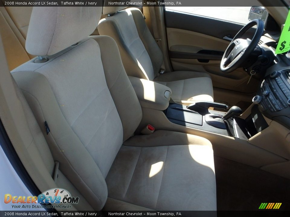 2008 Honda Accord LX Sedan Taffeta White / Ivory Photo #14