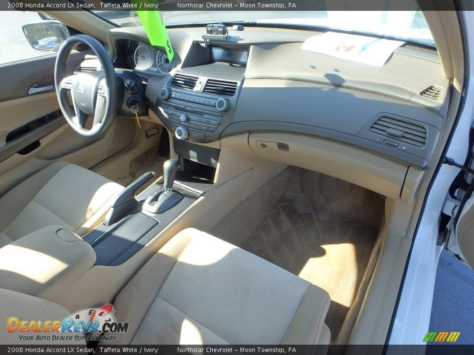 2008 Honda Accord LX Sedan Taffeta White / Ivory Photo #15