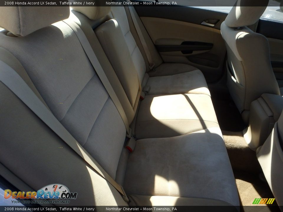 2008 Honda Accord LX Sedan Taffeta White / Ivory Photo #17