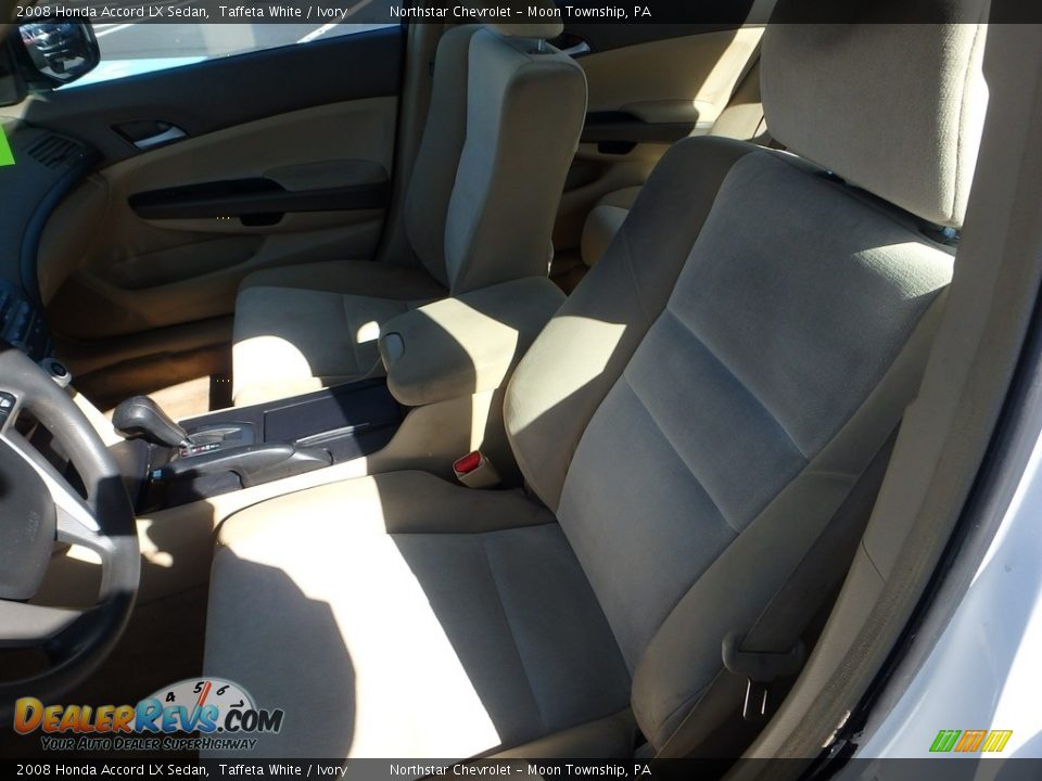 2008 Honda Accord LX Sedan Taffeta White / Ivory Photo #19
