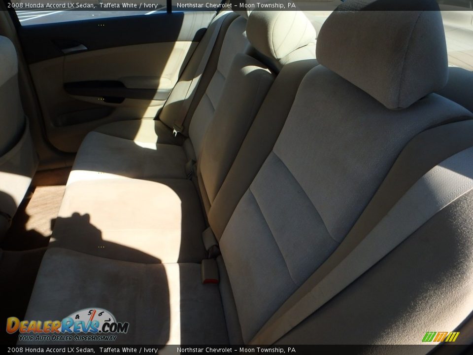 2008 Honda Accord LX Sedan Taffeta White / Ivory Photo #20