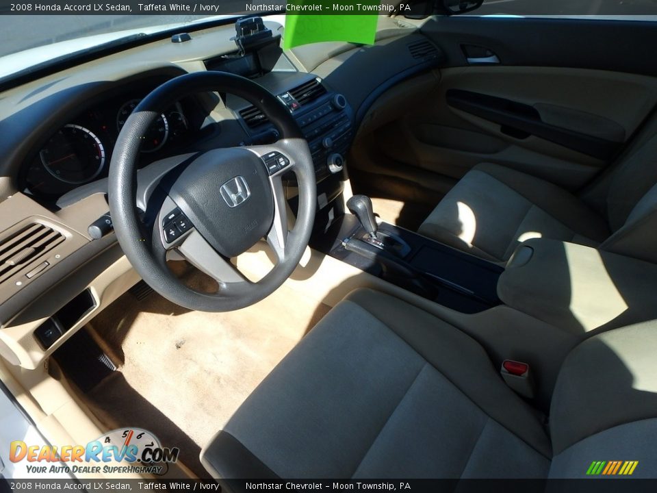 2008 Honda Accord LX Sedan Taffeta White / Ivory Photo #24