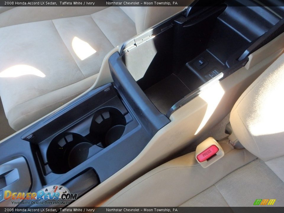 2008 Honda Accord LX Sedan Taffeta White / Ivory Photo #27