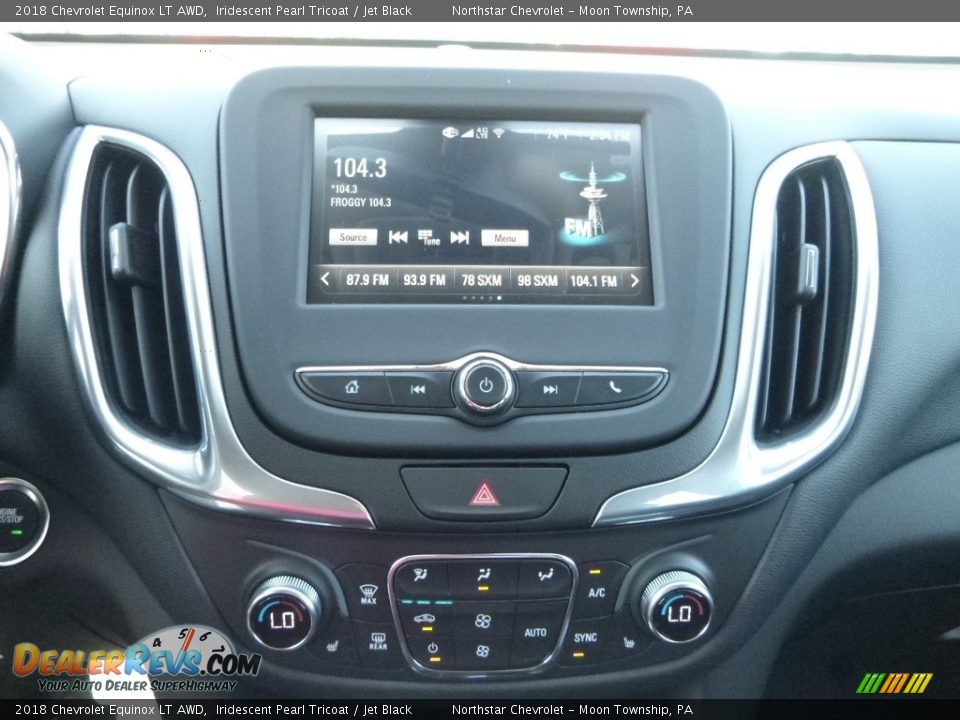 2018 Chevrolet Equinox LT AWD Iridescent Pearl Tricoat / Jet Black Photo #17