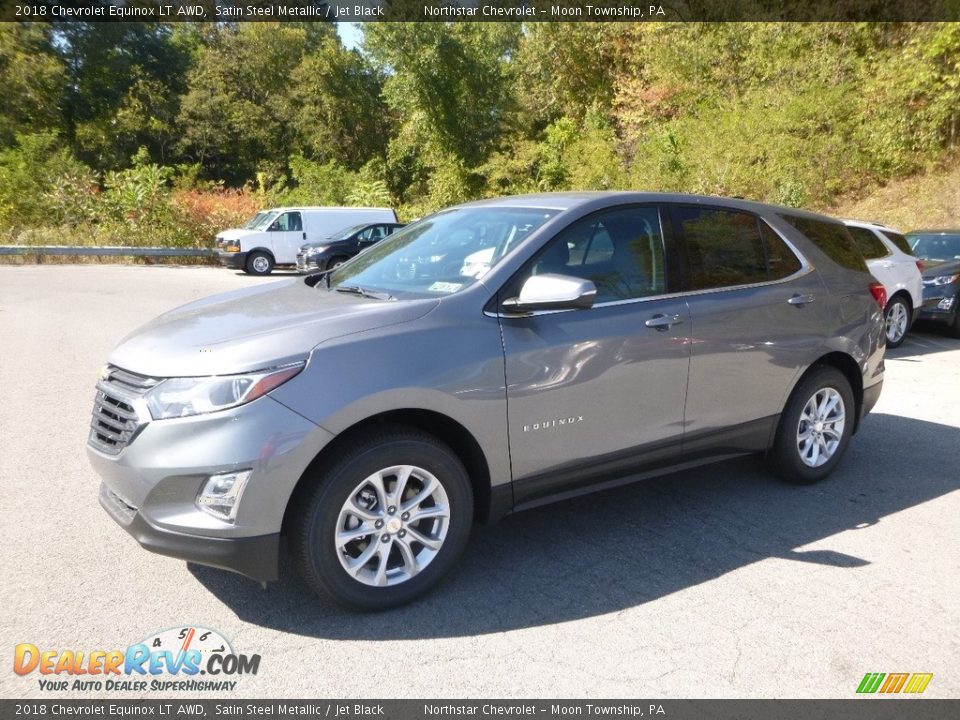 2018 Chevrolet Equinox LT AWD Satin Steel Metallic / Jet Black Photo #1