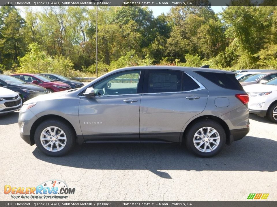 2018 Chevrolet Equinox LT AWD Satin Steel Metallic / Jet Black Photo #2