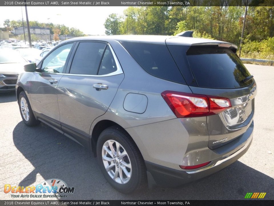 2018 Chevrolet Equinox LT AWD Satin Steel Metallic / Jet Black Photo #3