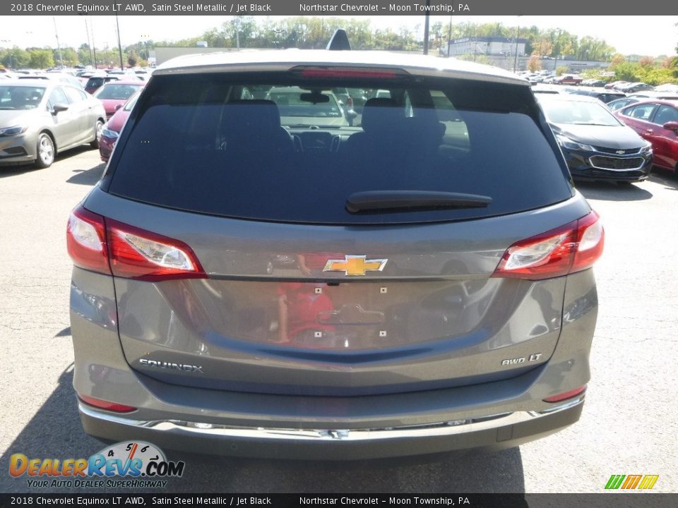 2018 Chevrolet Equinox LT AWD Satin Steel Metallic / Jet Black Photo #4