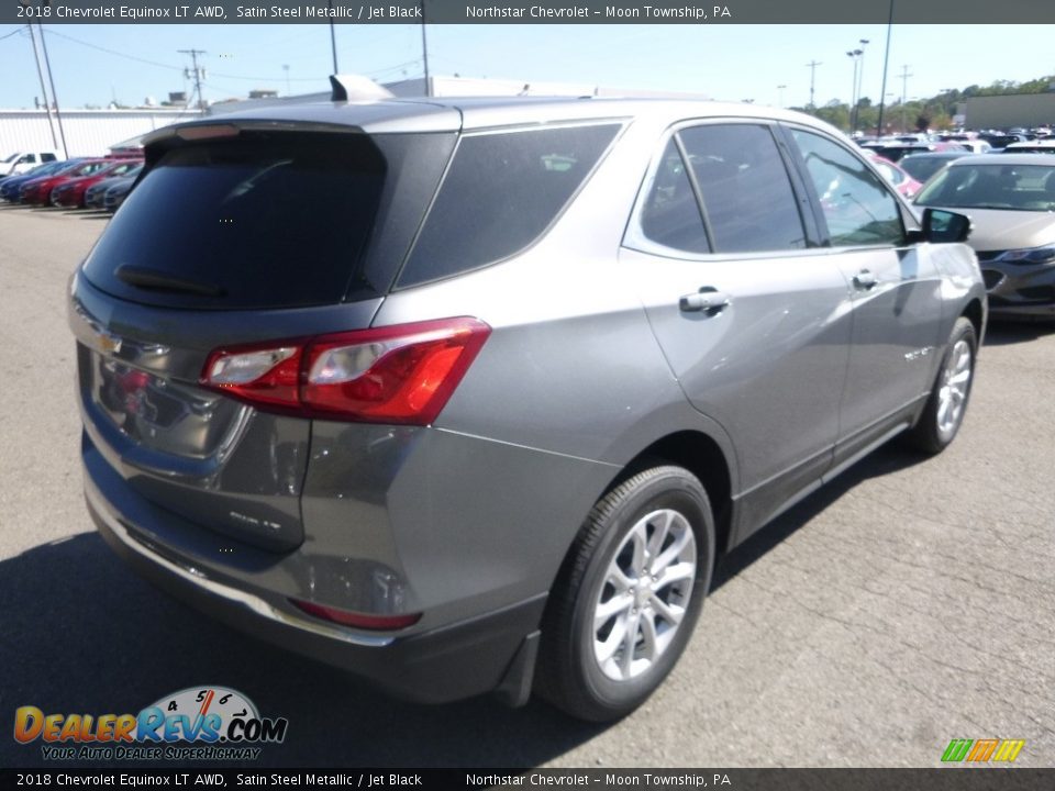 2018 Chevrolet Equinox LT AWD Satin Steel Metallic / Jet Black Photo #5