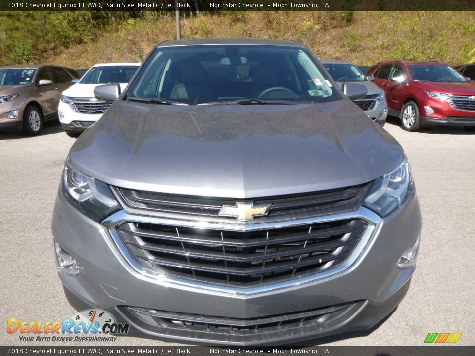 2018 Chevrolet Equinox LT AWD Satin Steel Metallic / Jet Black Photo #8