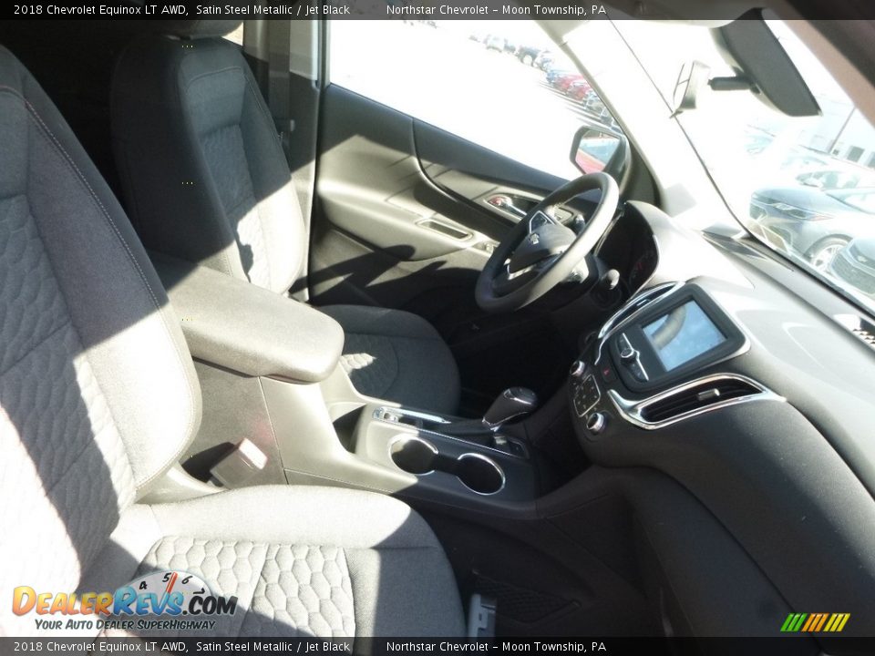 2018 Chevrolet Equinox LT AWD Satin Steel Metallic / Jet Black Photo #10