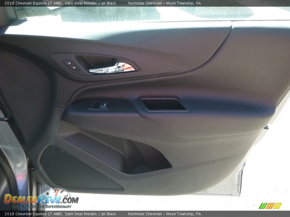 2018 Chevrolet Equinox LT AWD Satin Steel Metallic / Jet Black Photo #12