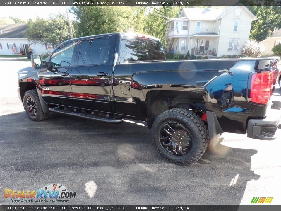 2018 Chevrolet Silverado 2500HD LT Crew Cab 4x4 Black / Jet Black Photo #5