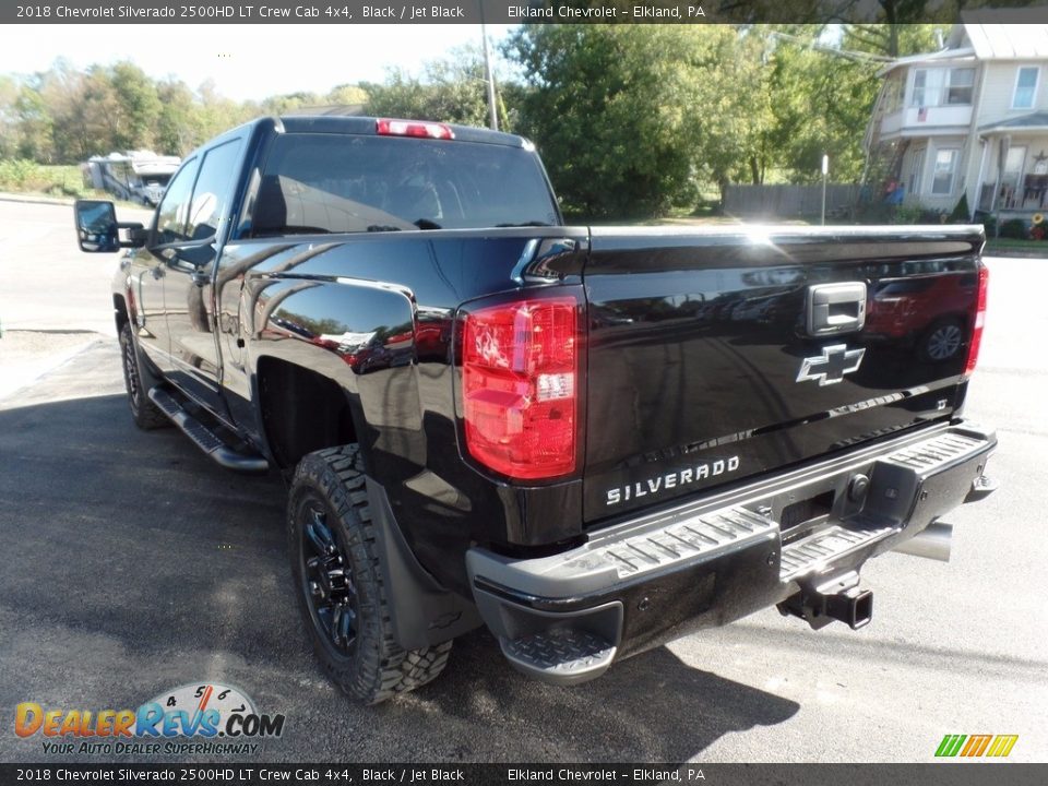 2018 Chevrolet Silverado 2500HD LT Crew Cab 4x4 Black / Jet Black Photo #6